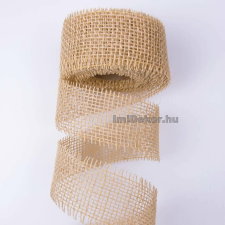  Juta szalag 5 cm x 9 m zsákszalag - Krém szalag, masni