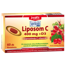 JutaVit C-Liposom 400 mg + D3-vitamin filmtabletta 60 db (JutaVit) vitamin és táplálékkiegészítő