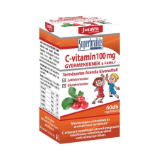JutaVit c-vitamin 100mg gyerek és family acerola kivonattal 60 db vitamin és táplálékkiegészítő