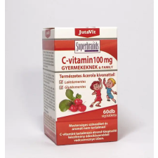 JutaVit C-vitamin 100mg gyermekeknek Acerola kivonattal 60 db vitamin és táplálékkiegészítő