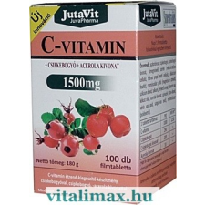  JutaVit C-vitamin 1500 mg + CSIPKEBOGYÓ + ACEROLA KIVONAT - 100 db vitamin és táplálékkiegészítő