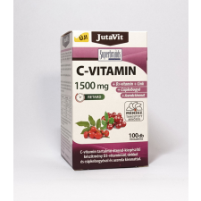 JutaVit C-vitamin 1500mg retard + csipkebogyó +acerola kivonat+D3+Cink 100 db vitamin és táplálékkiegészítő
