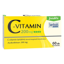 JutaVit c-vitamin 200 mg 60 db vitamin és táplálékkiegészítő