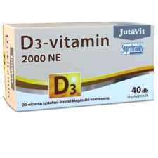 JutaVit D3-vitamin 2000NE lágyzselatin kapszula – 40db vitamin és táplálékkiegészítő