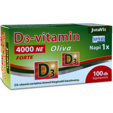  JutaVit D3-vitamin 4000NE Olíva Forte - 100 db lágykapszula vitamin és táplálékkiegészítő