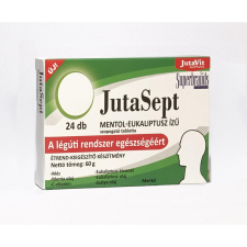 JutaVit JutaSept szopogató tabletta MENTOL-EUKALIPTUSZ - 24 db vitamin és táplálékkiegészítő