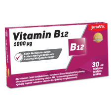JutaVit Jutavit b12-vitamin 1000µg aktív metilkobalamin tabletta 30 db vitamin és táplálékkiegészítő