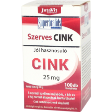 JutaVit Jutavit Szerves cink filmtabletta 100 db vitamin és táplálékkiegészítő