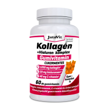 JutaVit Kollagén + Hialuron Komplex Cukormentes Gumivitamin 60 db vitamin és táplálékkiegészítő