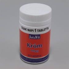JutaVit króm tabletta 60 db vitamin és táplálékkiegészítő