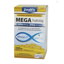 JUTAVIT MEGA OMEGA 3 HALOLAJ KAPSZULA 100X vitamin és táplálékkiegészítő