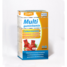 JutaVit Multivitamin Gumi Cukormentes eper ízu 50x vitamin és táplálékkiegészítő