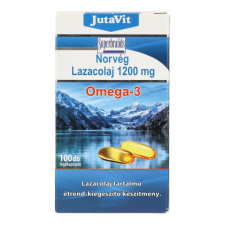  JUTAVIT NORVÉG LAZACOLAJ KAPSZULA 100 DB gyógyhatású készítmény