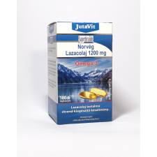 JutaVit Norvég Lazacolaj Omega-3 halolaj 1200 mg (100 db) gyógyhatású készítmény
