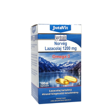JutaVit Norvég Omega-3 Lazacolaj 1200 mg (100 Lágykapszula) vitamin és táplálékkiegészítő
