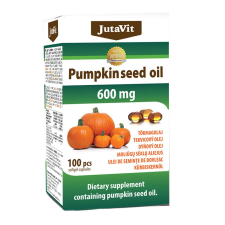 JutaVit Tökmagolaj 600mg kapszula - 100 db vitamin és táplálékkiegészítő