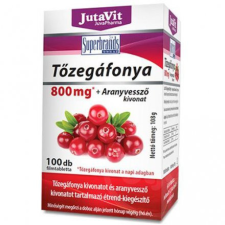  JUTAVIT TőZEGáFONYA+ARANYVESSZő KIVONAT TABLETTA 100 DB gyógyhatású készítmény