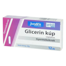 JUVAPHARMA KFT. Jutavit Glicerin végbélkúp gyermekeknek 12x gyógyhatású készítmény