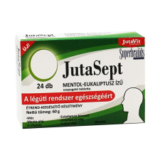 JUVAPHARMA KFT. JutaVit JutaSept mentol-eukaliptusz ízű szopogató tabletta 24x vitamin és táplálékkiegészítő