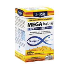 JUVAPHARMA KFT. JutaVit MEGA Omega-3 halolaj lágykapszula 100x vitamin és táplálékkiegészítő