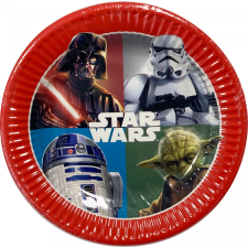 JVL Star Wars Dark Force Papírtányér 8 db-os 19,5 cm party kellék