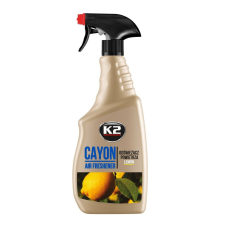 K2 CAYON Deocar – pumpás légfrissítő – Citrom illatú autóillatosító 700 ml illatosító, légfrissítő