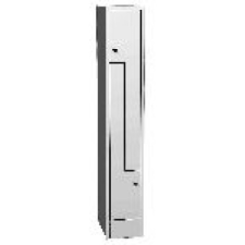  K730/1 2-ajtós öltözőszekrény lábazattal, " Z" alakú ajtókkal biztonságtechnikai eszköz