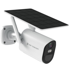 K&amp;F Concept 2K AI Biztonsági-Kamera -4G 1080p IP66 Napelemes 7.800mAh Security Camera (Fehér) megfigyelő kamera