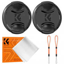 K&F Concept 72 mm-es lencsesapka + objektív sapka rögzítő pánt lencsevédő sapka