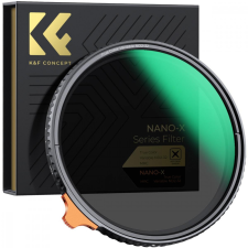  K&amp;F Concept 72mm ND2-ND32 &quot;True Color&quot; Variálható ND-szűrő - Nano-X Állítható Natural Density Filter objektív szűrő