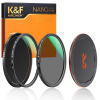  K&F Concept 82mm 3in1 Filter Kit: MCUV +CPL Polár-Szűrő -Nano-X Objektív Filter Set Fém Lencse-sapkával