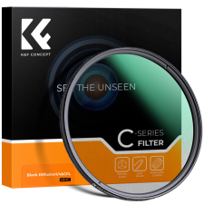 K&amp;F Concept CPL cirkuláris polár szűrő, black mist 1/4 (77mm) objektív szűrő