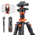 K&F Concept D255C4+BH-28L karbon állvány + monopod + telefon adapter, fekete-narancs (KF-09-093V2)