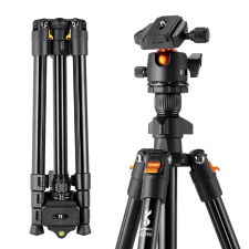 K&F Concept K224A1+BH-28L állvány, telefontartóval (fekete-narancssárga) tripod