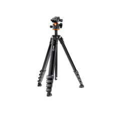 K&amp;F Concept Traveller M1 kompakt utazó fényképező állvány, tripod gömbfejjel V1 tripod