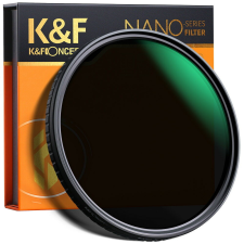 K&amp;FConcept K&amp;F Concept 62mm ND32-ND512 Variálható ND szűrő - Nano-X Állítható Natural Density Filter objektív szűrő