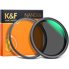 K&amp;FConcept K&amp;F Concept 77mm ND2-ND32 Variálható Mágneses-ND-szűrő - Nano-X Állítható Natural Density &quot;No X&quot; Filter objektív szűrő