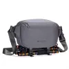 K&F Concept Alpha Sling 10L, fotós oldaltáska, sötét szürke