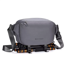  K&F Concept Alpha Sling 10L, fotós oldaltáska, sötét szürke fotós táska, koffer