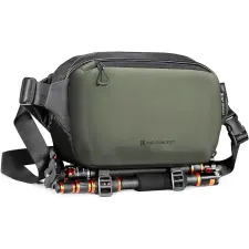 K-F CONCEPT Alpha Sling 10L fotós oldaltáska sötétzöld fotós táska, koffer