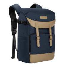 K-F CONCEPT Beta Zip fotós hátizsák 20L szövet kék fotós táska, koffer