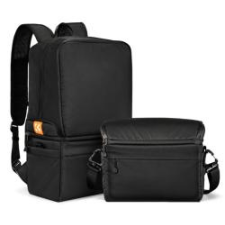 K&F CONCEPT Collapsible Backpack fotós hátizsák, 22L, fekete (KF-13-129) fotós táska, koffer