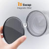  K&F Concept mágneses adapter + MCUV + CPL  + ND1000 szűrő, vízlepergető, karcálló, + tok, 52mm