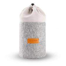 K-F CONCEPT Objektív védő tok 10x13-18cm neoprén szürke-narancssárga fényképezőgép tok