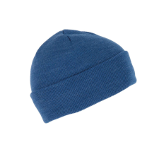 K-UP KP031 kötött duplafalu sapka, Ocean Blue Heather munkaruha