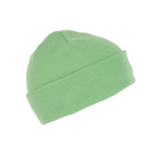K-UP KP031 kötött duplafalu sapka, Pistachio Green