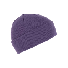 K-UP KP031 kötött duplafalu unisex sapka K-UP, Purple-U