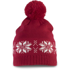 K-UP KP540 FAIR ISLE KNIT BEANIE U