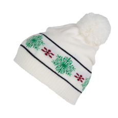 K-UP KP558 rugalmas mintás bojtos sapka K-UP, Off White-U