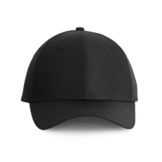 K-UP poliészter 6 paneles sportos baseball sapka KP163, Black